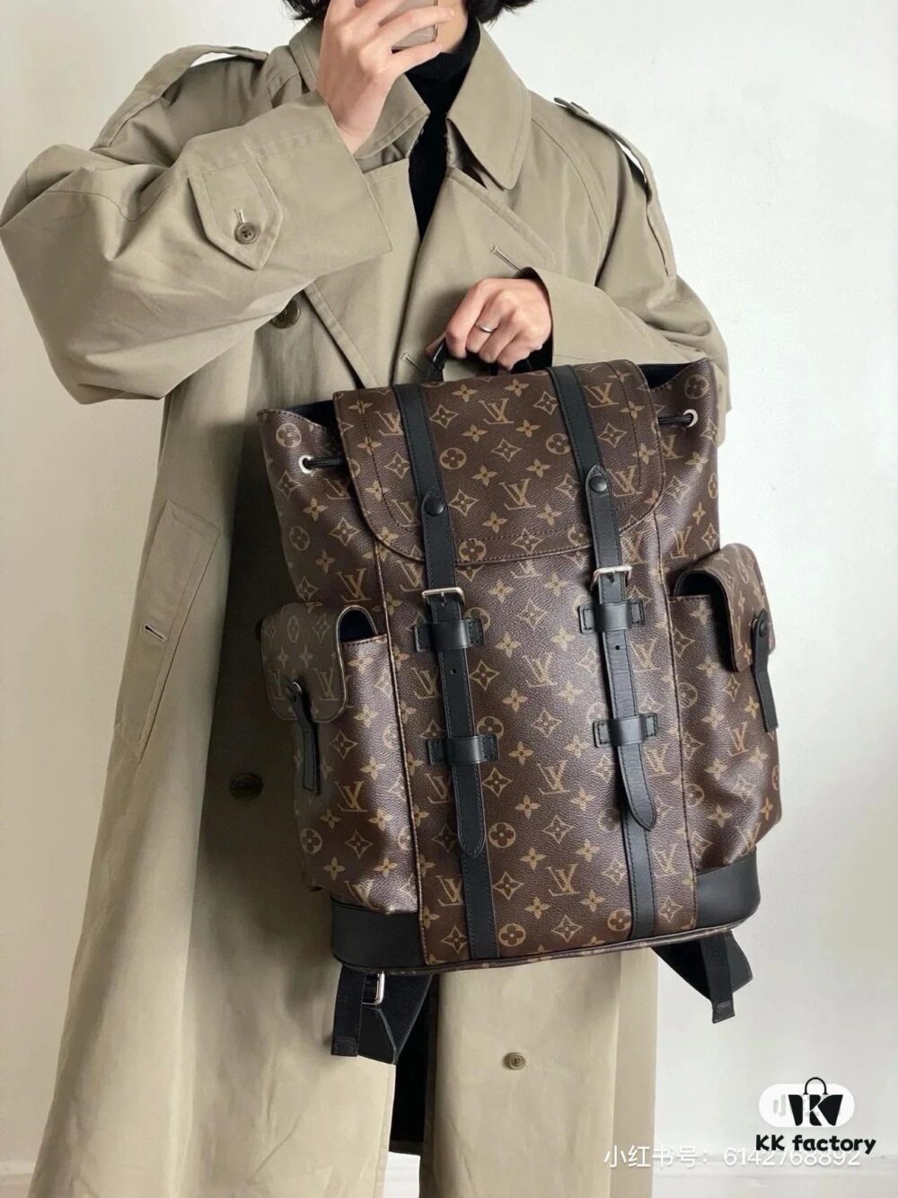 692f15404ecd253cf107942f Practical LV Christopher Gray Samurai Backpack