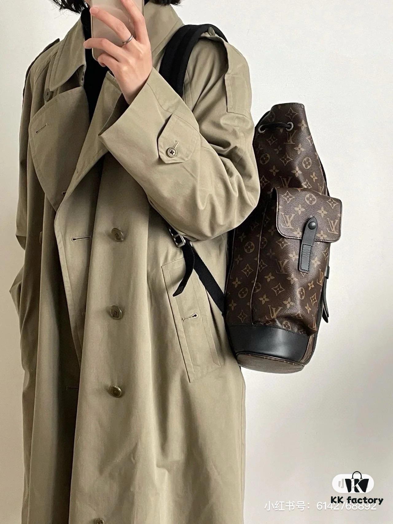 692f15414ecd253cf1079431 Practical LV Christopher Gray Samurai Backpack