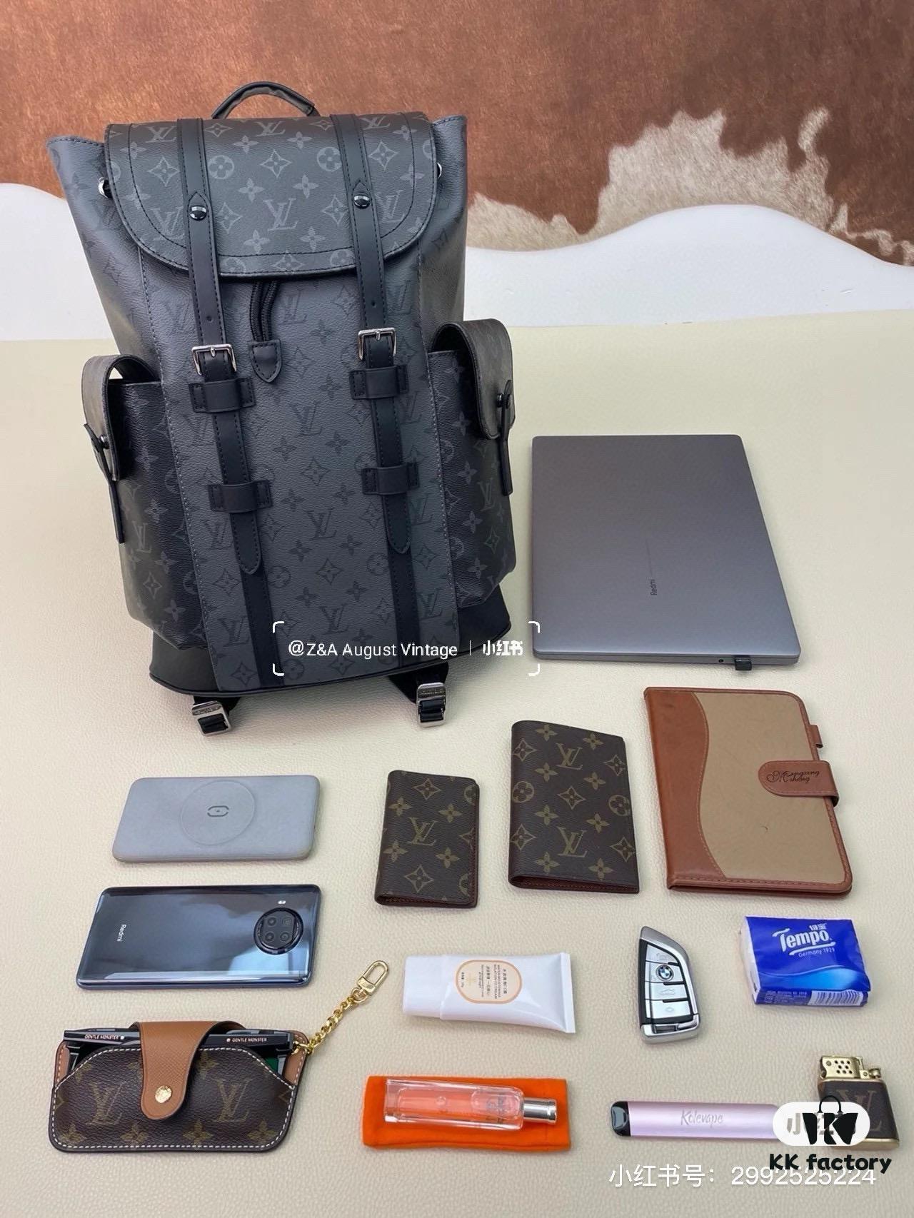 692f15424ecd253cf1079432 Practical LV Christopher Gray Samurai Backpack
