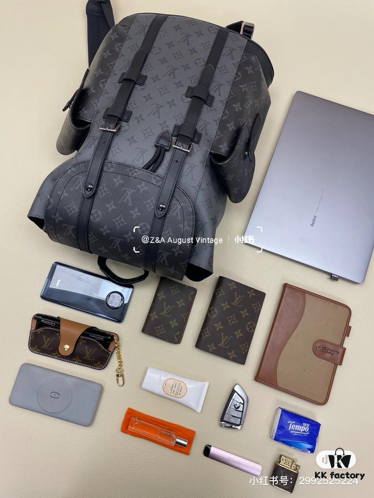 692f15424ecd253cf1079433 Practical LV Christopher Gray Samurai Backpack