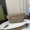 692f15584ecd253cf1079464 Small GG Crossbody Bag in Beige and Ebony GG Canvas with Brown Trims