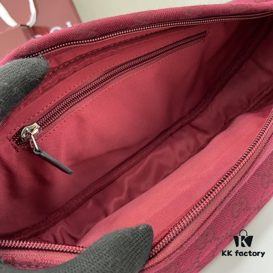 692f155c4ecd253cf107946c Small GG Crossbody Bag in Rosso Ancora Red GG Canvas - New Arrival