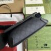 692f15644ecd253cf107947d Gucci Ophidia GG Small Waist Bag in Gray and Black GG Supreme Canvas with Palladium Hardware