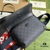 692f15654ecd253cf107947f Gucci Ophidia GG Small Waist Bag in Gray and Black GG Supreme Canvas with Palladium Hardware