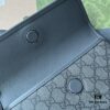 692f156b4ecd253cf107948e Gucci Ophidia GG Small Waist Bag in Gray and Black GG Supreme Canvas