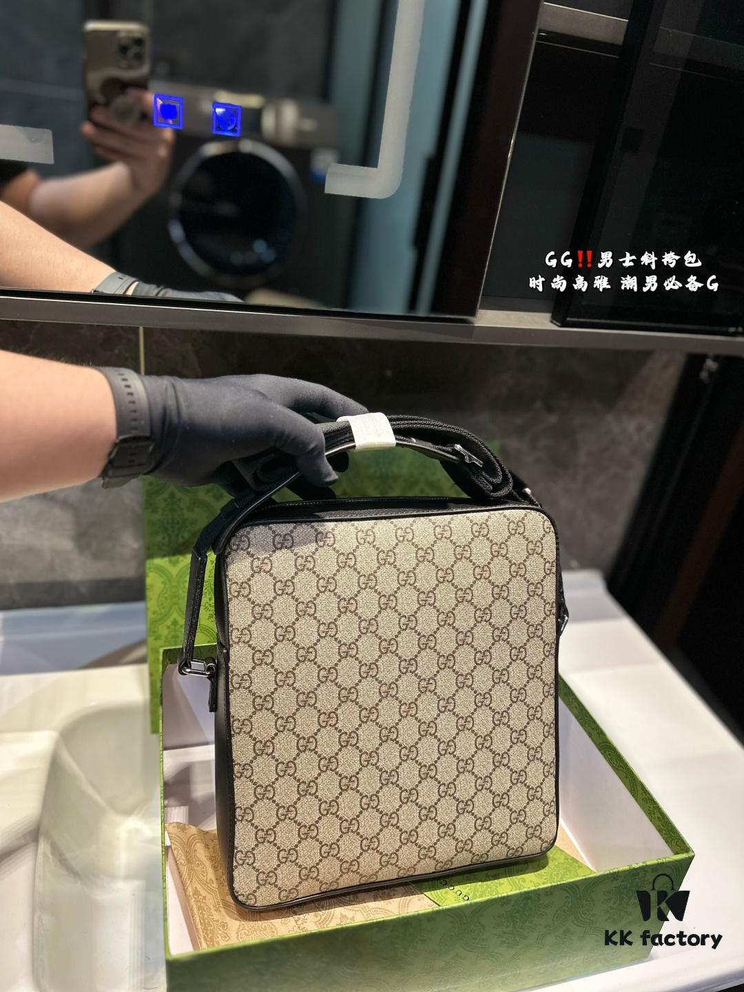 692f15714ecd253cf107949a Gucci Men's Messenger Crossbody Bag (Gift Box Packaging)