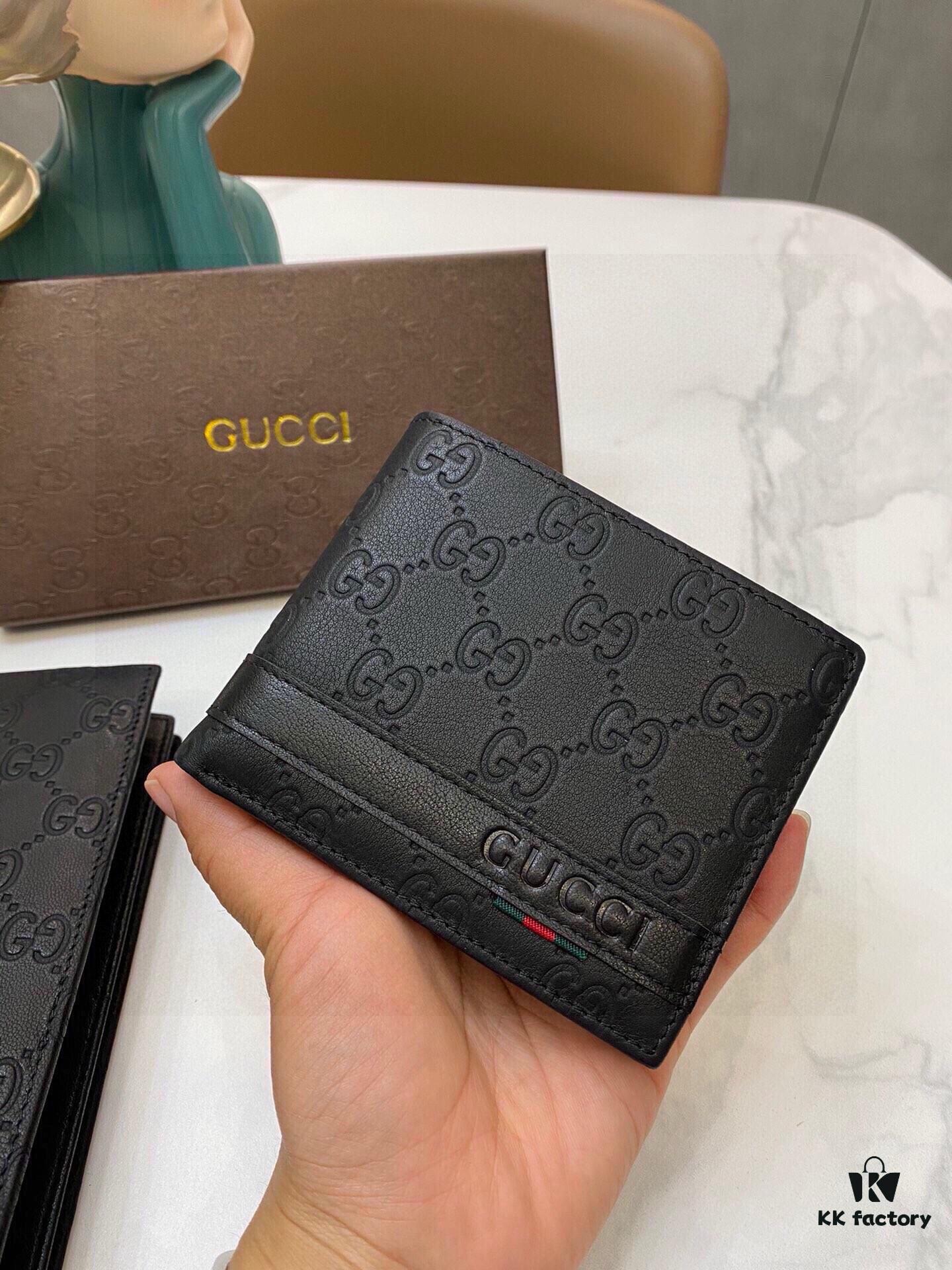 692f16445464a31cf521a535 6687G Brand Counter Hot-Selling Men's Wallet, Suit Clip, Top-Grade Cowhide Inside and Out, Original Quality, Perfect Interior, Superb
