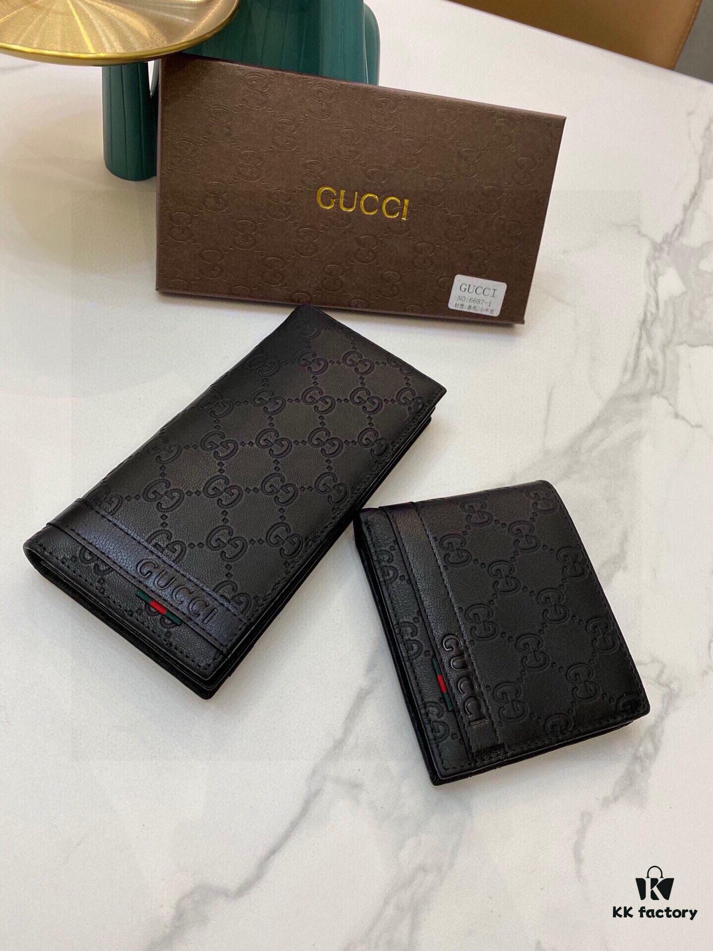 692f16455464a31cf521a536 6687G Brand Men's Wallet for Suit Jacket, Top-Quality Cowhide, Original Quality, Perfect Interior, Popular Bestseller