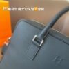 692f16775464a31cf521a59b Hermes Men's Leather Briefcase, Can Be Worn Crossbody or Carried by Hand, Spacious for Documents and Laptops, Classic Black, Ideal for Business Men, Size 39 x 28