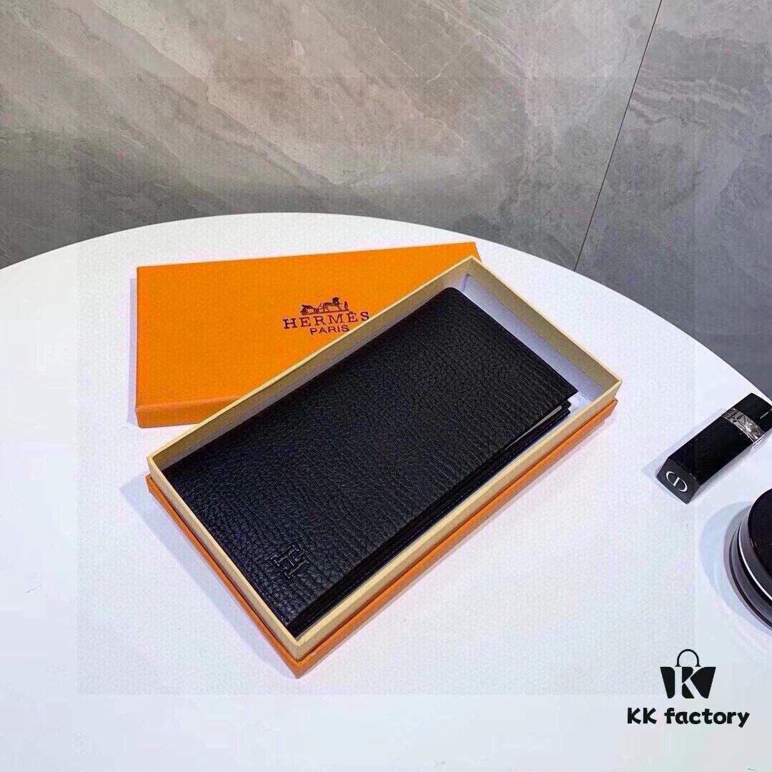 692f16795464a31cf521a5a0 8809 Hermes Men's Wallet and Suit Clip, Counter Hot-Selling Item, Premium Cowhide Inside and Out, Original Quality, Perfect Cabinet, Superb Quality, Long and Short
