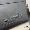 692f16875464a31cf521a5ba Hermès Men's Embossed Calfskin Briefcase, Casual Handheld Laptop Bag