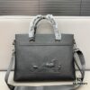 692f16875464a31cf521a5bb Hermès Men's Embossed Calfskin Briefcase, Casual Handheld Laptop Bag