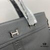 692f168a5464a31cf521a5be Hermès Men's Embossed Calfskin Briefcase - Casual Laptop Handbag with Exquisite Inlay Craftsmanship, Classic and Versatile Design