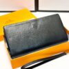 692f169b5464a31cf521a5de Hermès Black Leather Handheld Clutch Bag 21x10 Model 90095