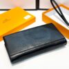 692f16a35464a31cf521a5ee Hermès Black Leather Handheld Clutch Bag 21x10 Model 90095