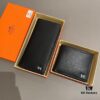 692f16a65464a31cf521a5f7 Hermes-style Men's Short and Long Bifold Wallet in Black - Soft Imported Cowhide Leather