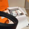 Hermès Men's Leather Belt in Cowhide, 3.5 cm Width