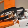 Hermès Men's Leather Belt in Cowhide, 3.5 cm Width