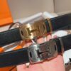 Hermès Men's Leather Belt in Cowhide, 3.5 cm Width