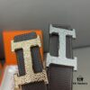 692f16fe5464a31cf521a690 Hermès Men's Classic Leather Belt in Cowhide - Two Colors Available with High-Quality Alloy Buckle