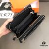 692f17125464a31cf521a6af Hermès Black Leather Handheld Clutch Bag 21x10 Model 90095