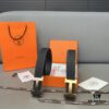 692f171c5464a31cf521a6c3 Hermès Men's Leather Belt with Steel Buckle and Printed Eyelet, Classic Style, Two Colors Available