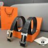 692f17205464a31cf521a6ce Hermès Men's Classic Leather Belt in Cowhide - Two Colors Available with High-Quality Alloy Buckle