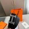 692f17255464a31cf521a6d9 Hermes Men's Leather Belt D-29 with Full Packaging and Tote Bag