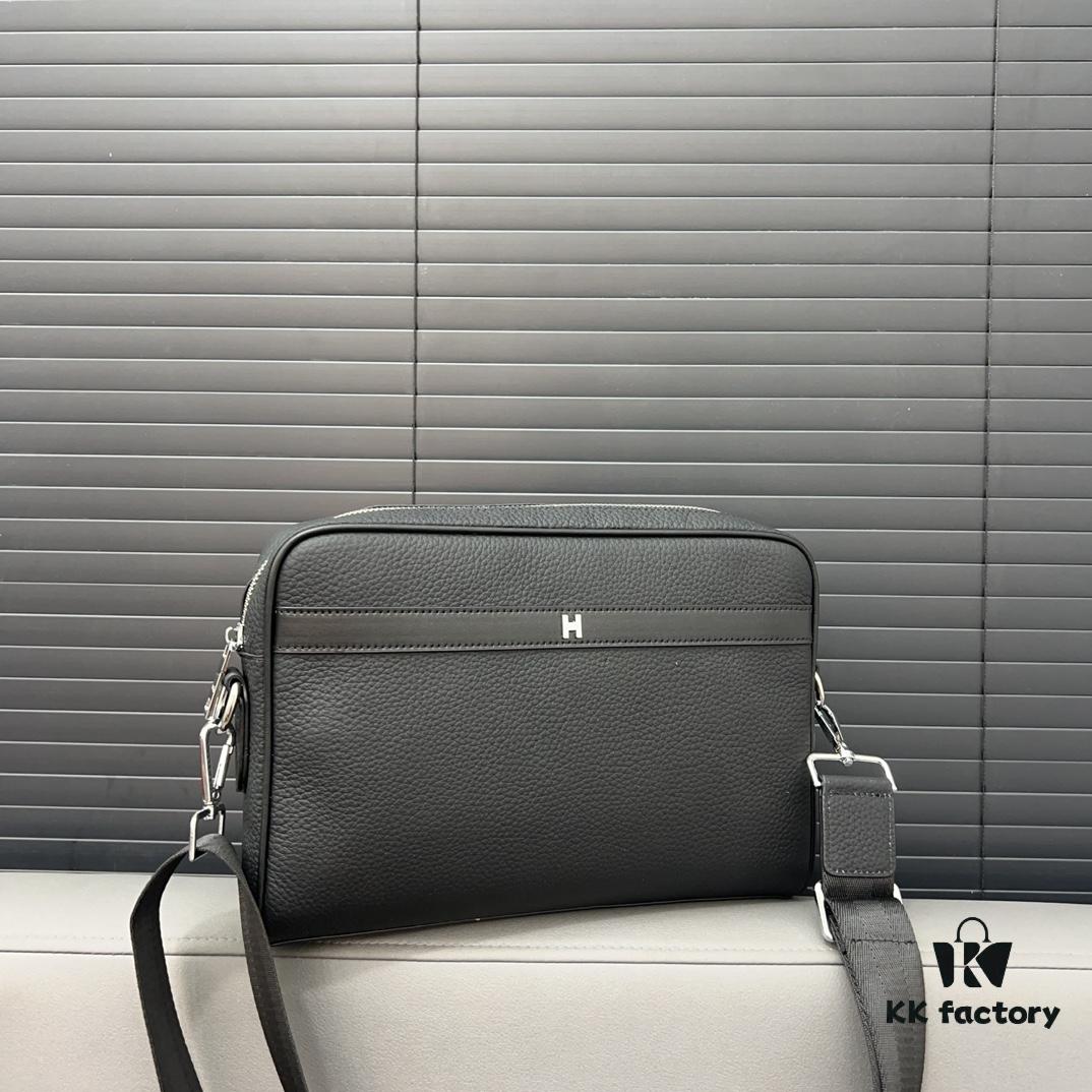 692f172d5464a31cf521a6e9 Hermès Men's Calfskin Shoulder Crossbody Bag, 27 x 18 cm