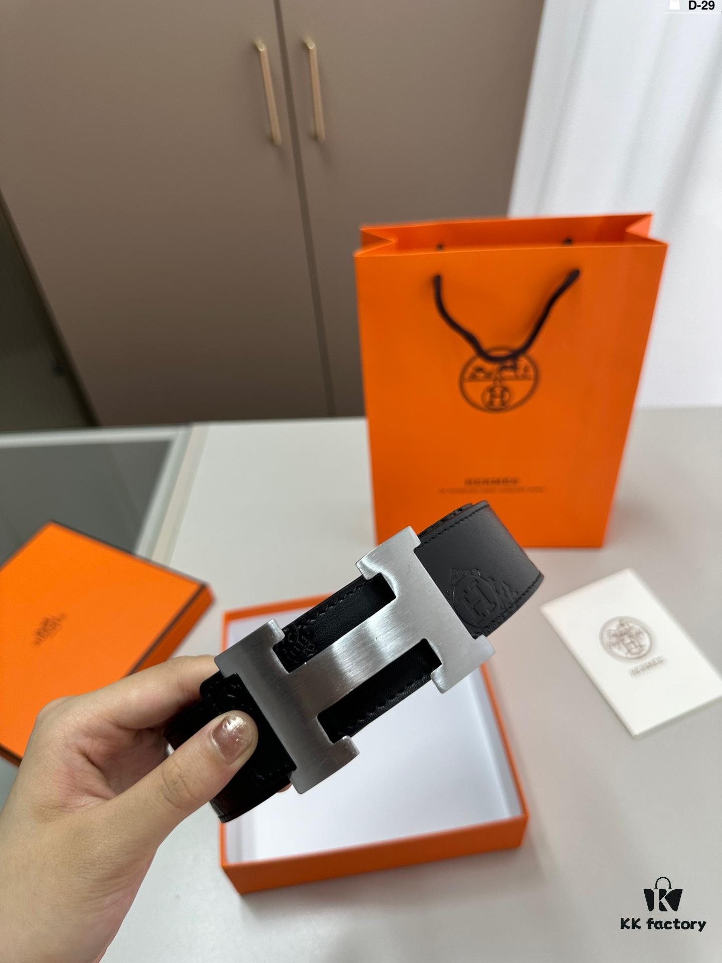 692f173a5464a31cf521a707 Hermes Men's Leather Belt D-29 Full Packaging with Shopping Bag