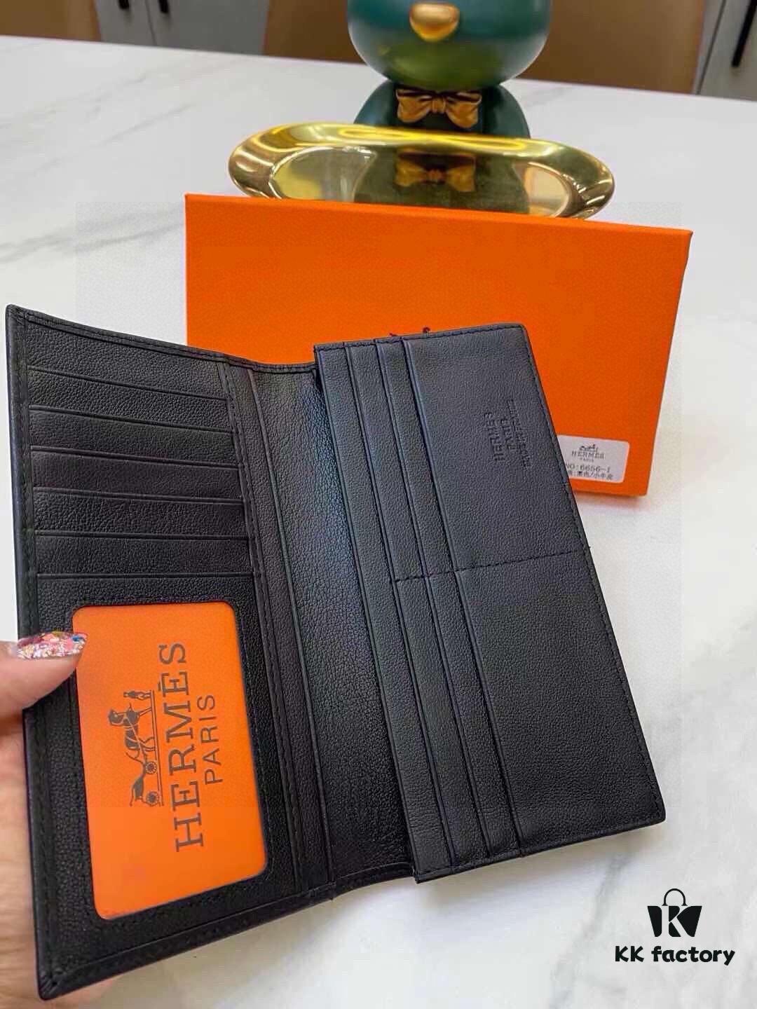 692f17575464a31cf521a753 Hermes 6656 Men's Wallet and Suit Clip, Counter Bestseller, Premium Cowhide Inside and Out, Original Quality, Excellent Craftsmanship, Long and Short Styles