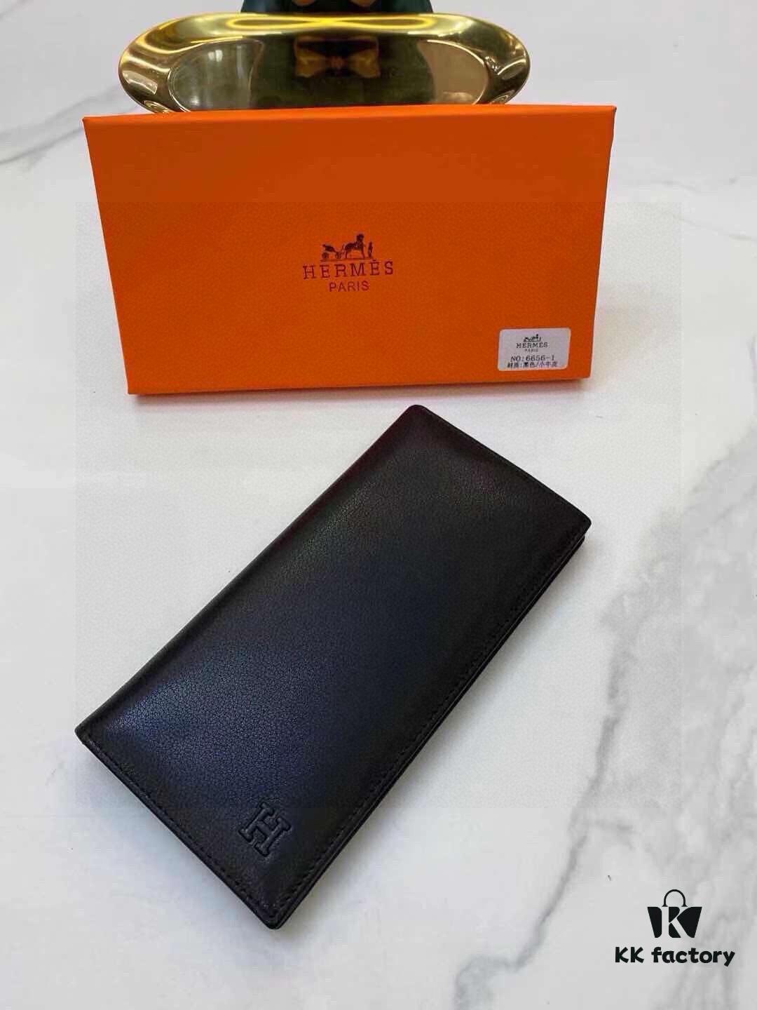 692f17585464a31cf521a756 Hermes 6656 Men's Wallet and Suit Clip, Counter Bestseller, Premium Cowhide Inside and Out, Original Quality, Excellent Craftsmanship, Long and Short Styles