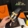692f175f5464a31cf521a763 Hermès Men's Belt (Slide Type) with Box - Full Steel Buckle, Genuine Cowhide Leather Strap