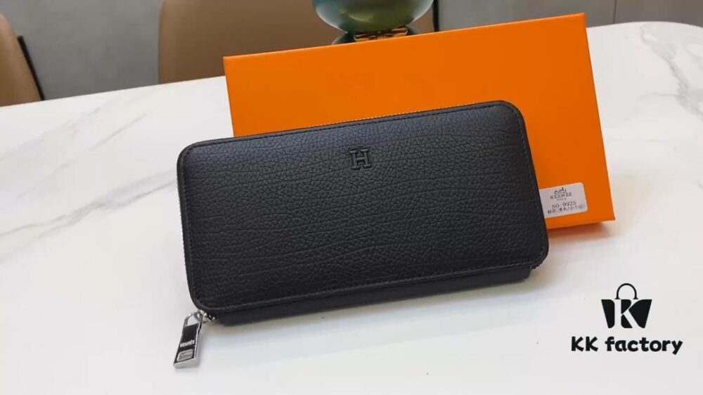 692f17635464a31cf521a76e Hermes 9925 Men's Wallet Handbag Top Cowhide Leather Original Quality