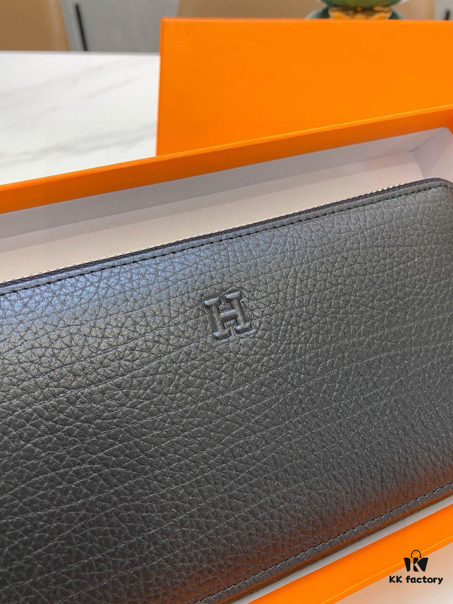 692f17675464a31cf521a777 Hermes 9925 Men's Wallet Handbag Top Cowhide Original Quality