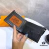 692faa6e99f2d84055c8628a Hermes Men's Genuine Imported Cowhide Leather Wallet Short and Long Bifold Black 12x10 19x10 Model 8809