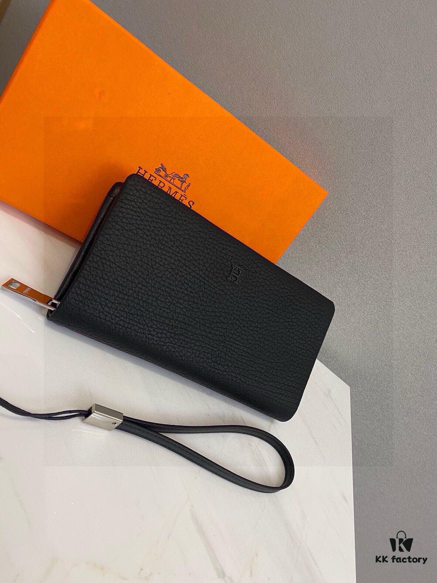 692faa8999f2d84055c862c7 8822-05 Hermès Men's Wallet and Hand Purse, Top-Quality Cowhide Inside and Out, Original Quality, Perfect Craftsmanship