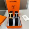 692faa8b99f2d84055c862ca Hermes Men's Leather Belt D-29 with Full Packaging and Tote Bag