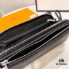 692faa9999f2d84055c862e5 Hermès New Arrival Men's Small Clutch Wallet, Black, 20x10, Top-Grade Calfskin Leather
