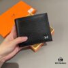 692faaa899f2d84055c86305 Hermès Style Men's Genuine Imported Cowhide Folded Wallet in Black - Short 12x10, Long 19x10