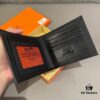 692faaa999f2d84055c86307 Hermès Style Men's Genuine Imported Cowhide Folded Wallet in Black - Short 12x10, Long 19x10
