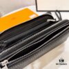 692faab899f2d84055c8631a Hermès New Arrival Men's Small Clutch Wallet, Black, 20x10, Top-Grade Calfskin Leather