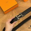 692faaca99f2d84055c86344 Hermes Belt Men's Leather Belt Genuine Cowhide Fashionable and Elegant Complete Packaging