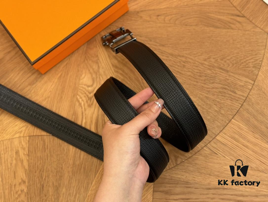 692faacb99f2d84055c86349 Hermes Belt Men's Leather Belt Genuine Cowhide Fashionable and Elegant Complete Packaging