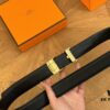 692faacf99f2d84055c86355 Hermes Belt Men's Leather Belt Genuine Cowhide 3.6cm Width Stylish and Elegant with Full Packaging
