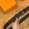 692faad199f2d84055c8635a Hermes Belt Men's Leather Belt Genuine Cowhide Fashion Stylish Width 3.6cm Full Packaging