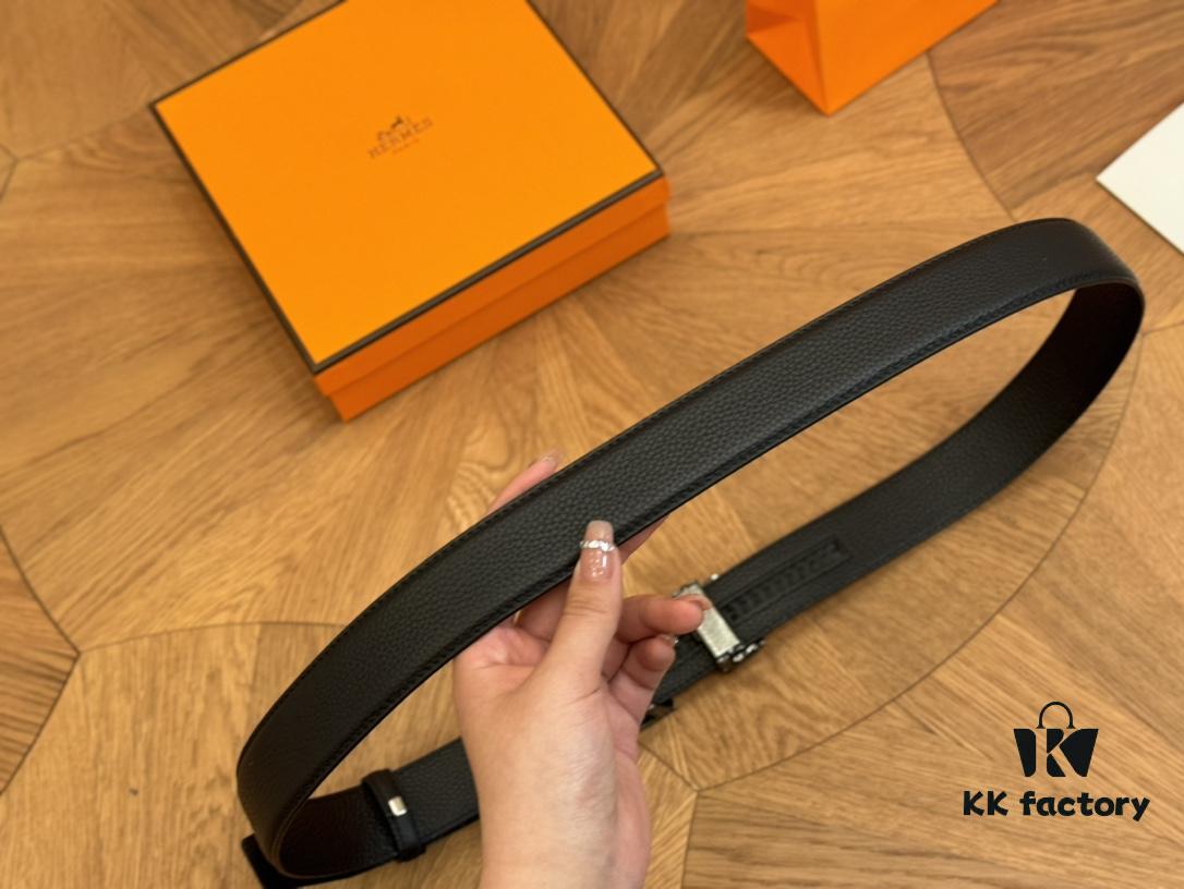 692faad299f2d84055c8635f Hermes Belt Men's Leather Belt Genuine Cowhide Fashion Stylish Width 3.6cm Full Packaging