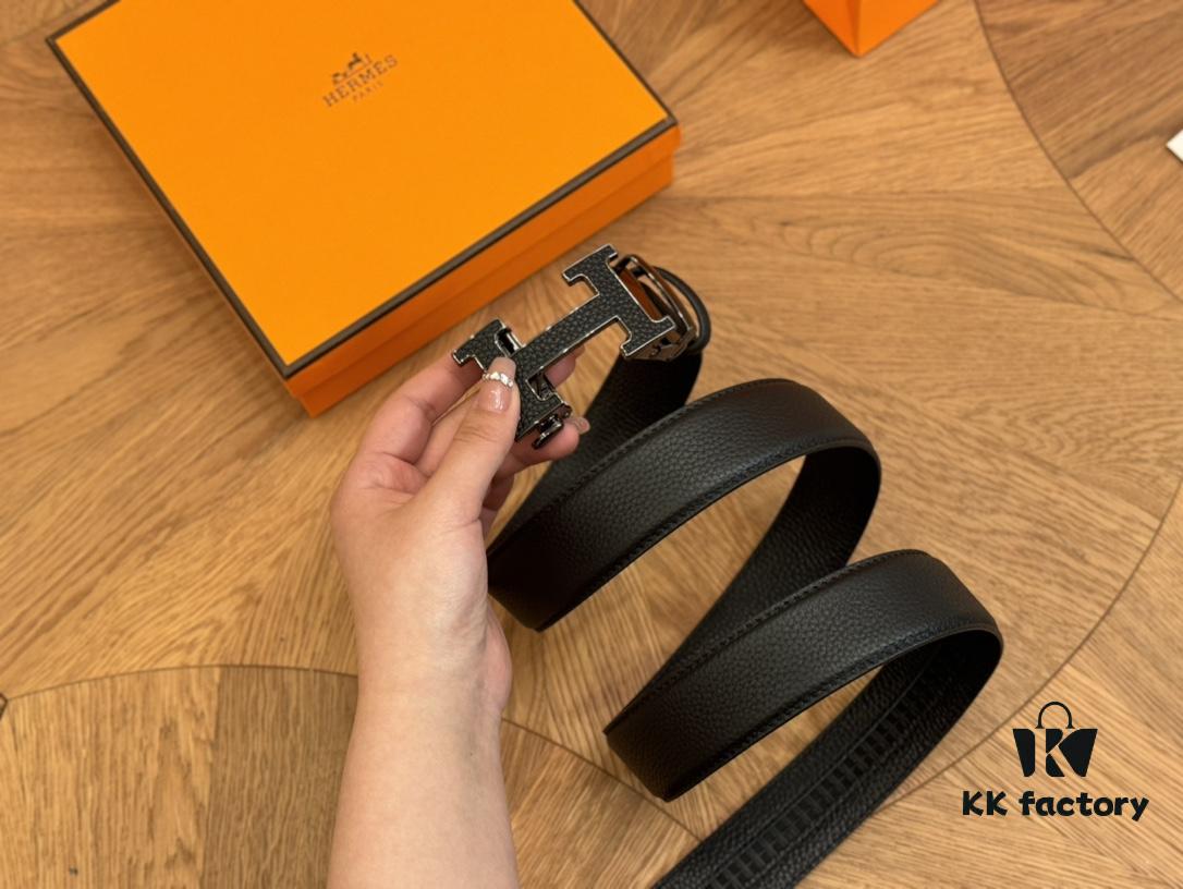 692faad399f2d84055c86361 Hermes Belt Men's Leather Belt Genuine Cowhide Fashion Stylish Width 3.6cm Full Packaging