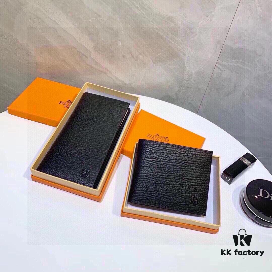 692faadb99f2d84055c86371 8809 Hermès Men's Wallet and Suit Clip, Counter Hot-Selling Item, Top-Grade Cowhide Inside and Out, Original Quality, Perfect Cabinet, Superb Short and Long Design