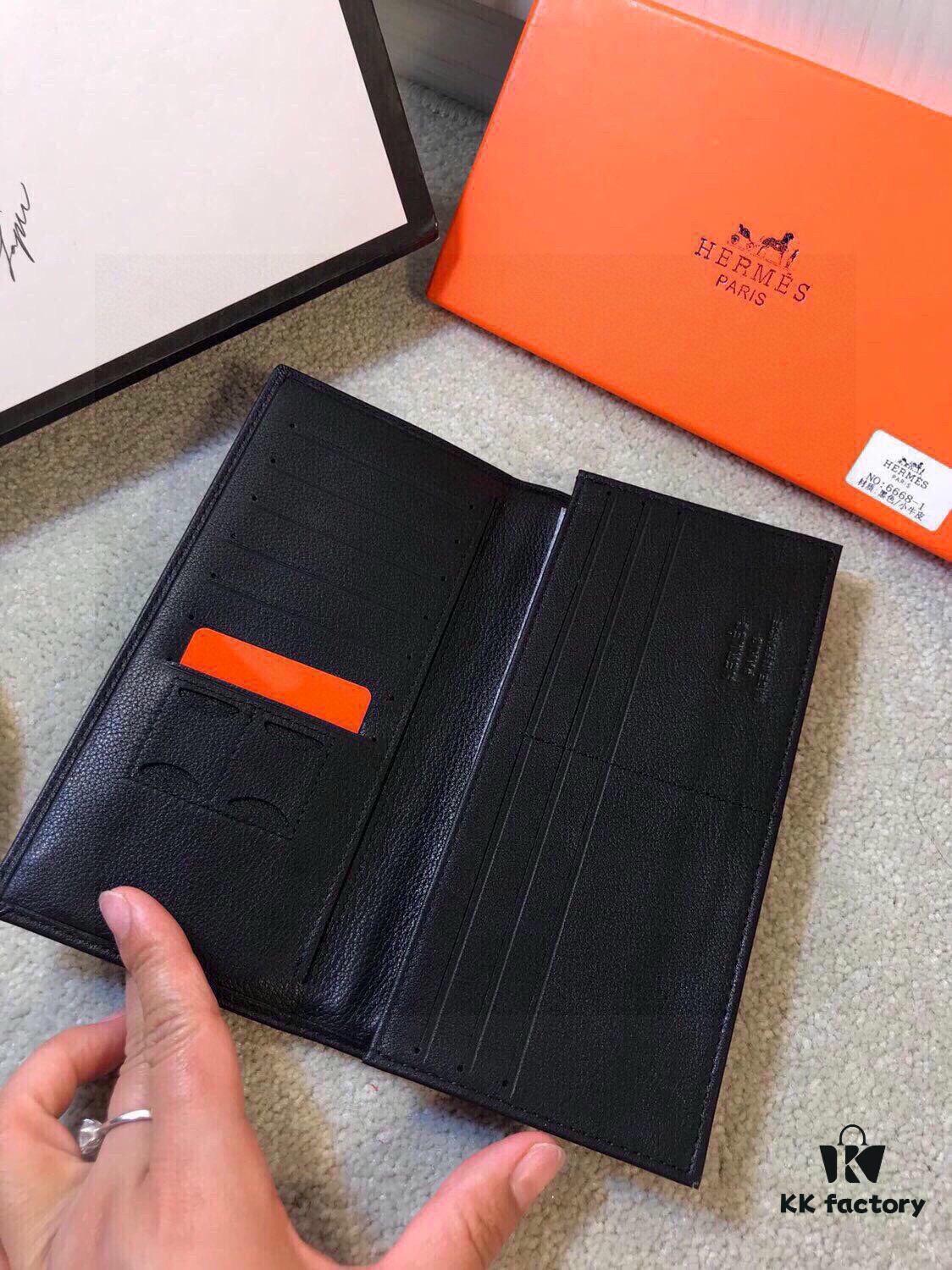692faae299f2d84055c8637e 6668 Hermès Men's Wallet and Suit Clip, Counter Hot-Selling Item, Top-Grade Cowhide Inside and Out, Original Quality, Perfect Craftsmanship, Long and Short Styles